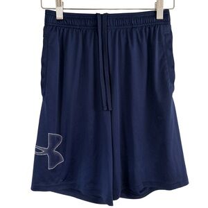 Under Armour Blue and White Athletic Basketball Shorts men’s  Size Large